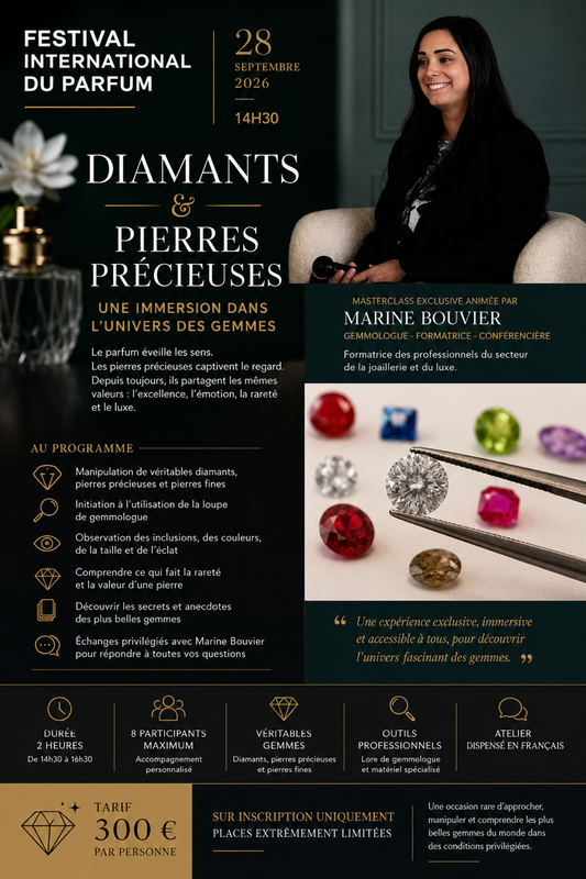 Masterclass Parfums et Gemmologie