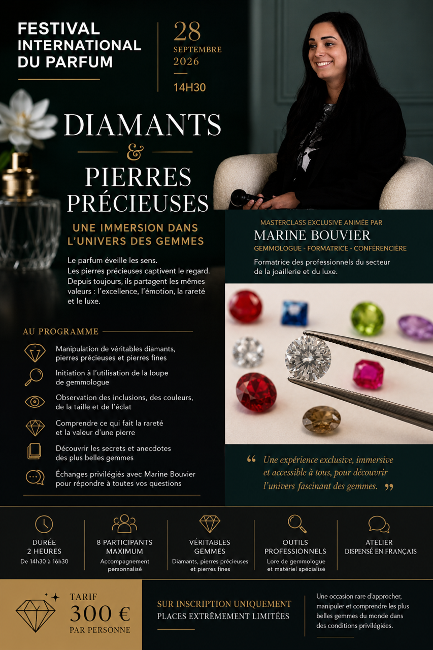 Masterclass Parfums et Gemmologie
